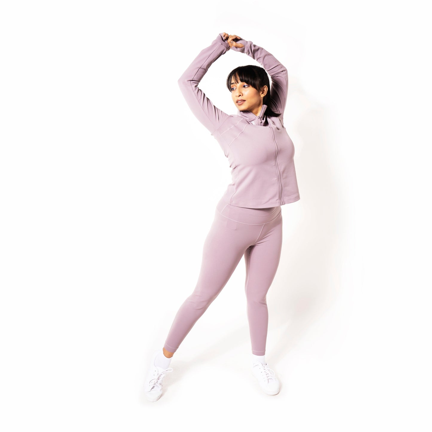 SOFT SKIN ACTIVE WEAR JACKET IN PURPLE
