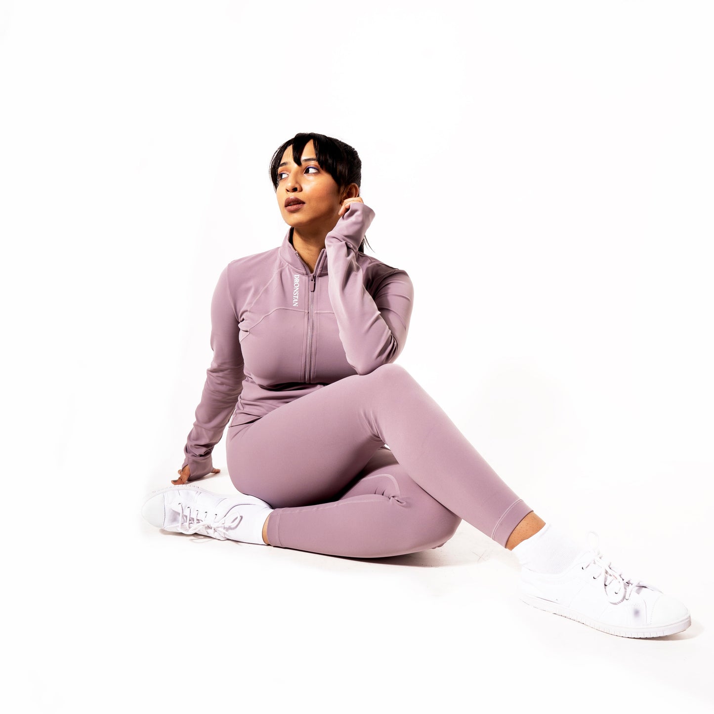 SOFT SKIN ACTIVE WEAR JACKET IN PURPLE
