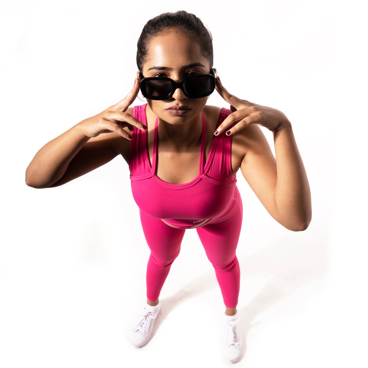 SOFT SKIN SUPER STRETCH PERFORMANCE TIGHTS IN HOT PINK