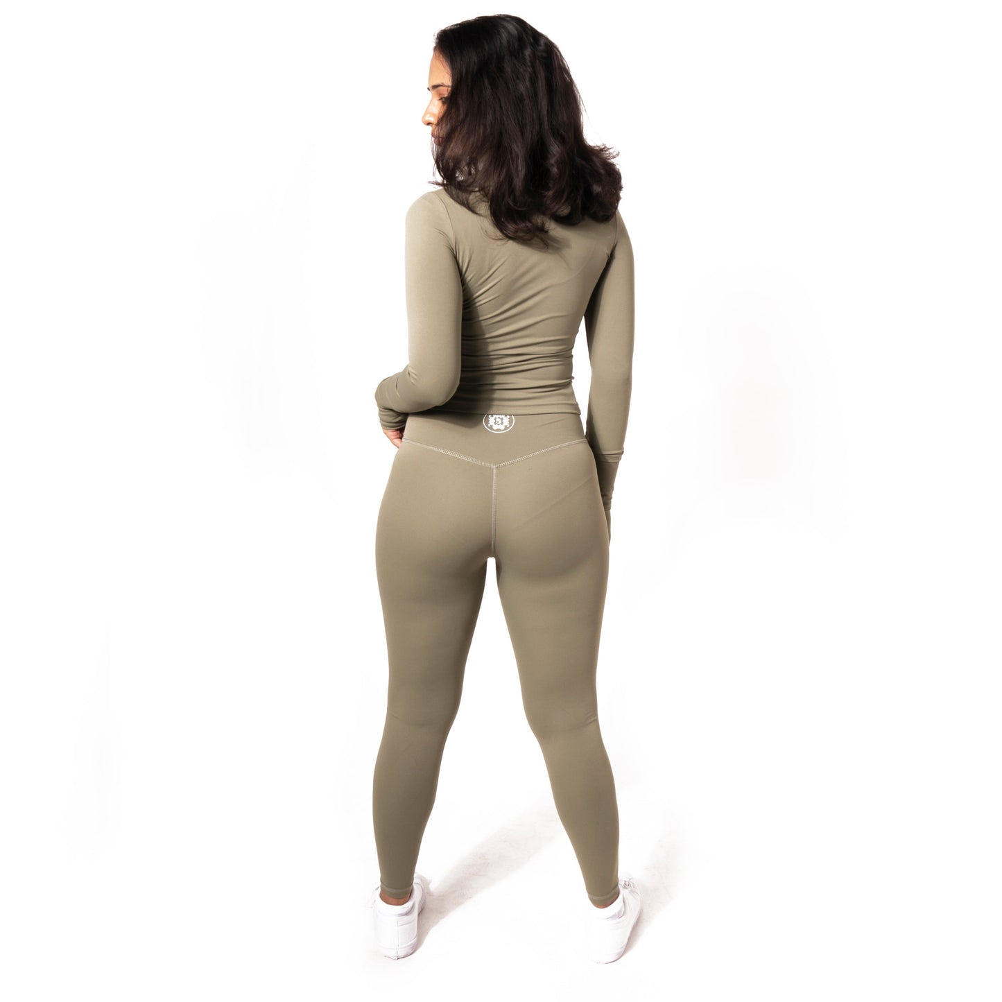 SOFT SKIN ACTIVE WEAR JACKET IN KAKHI