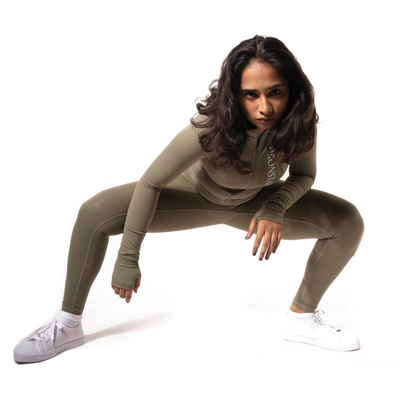 SOFT SKIN ACTIVE WEAR JACKET IN KAKHI
