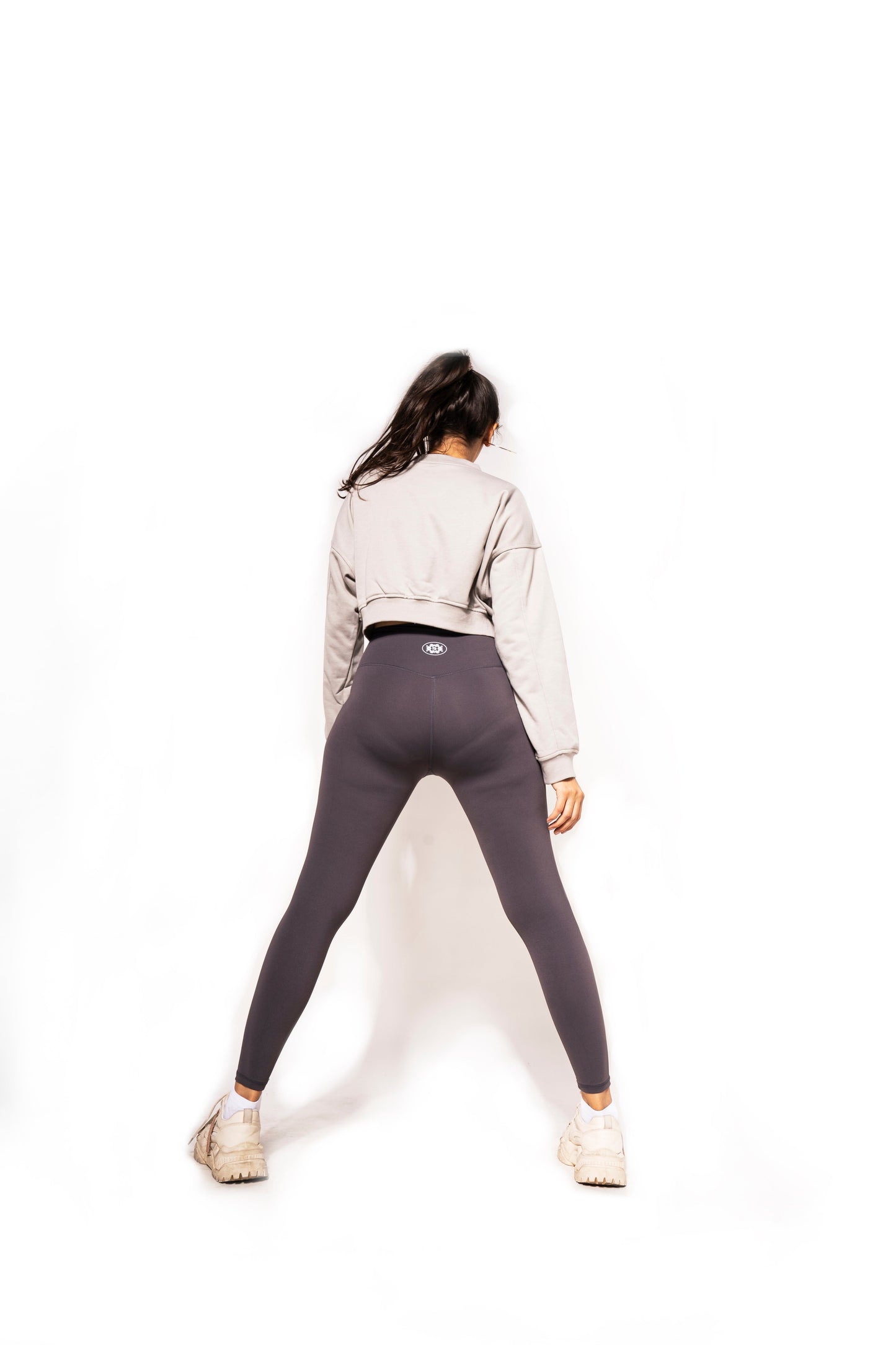 SOFT SKIN SUPER STRETCH PERFORMANCE TIGHTS IN GREY