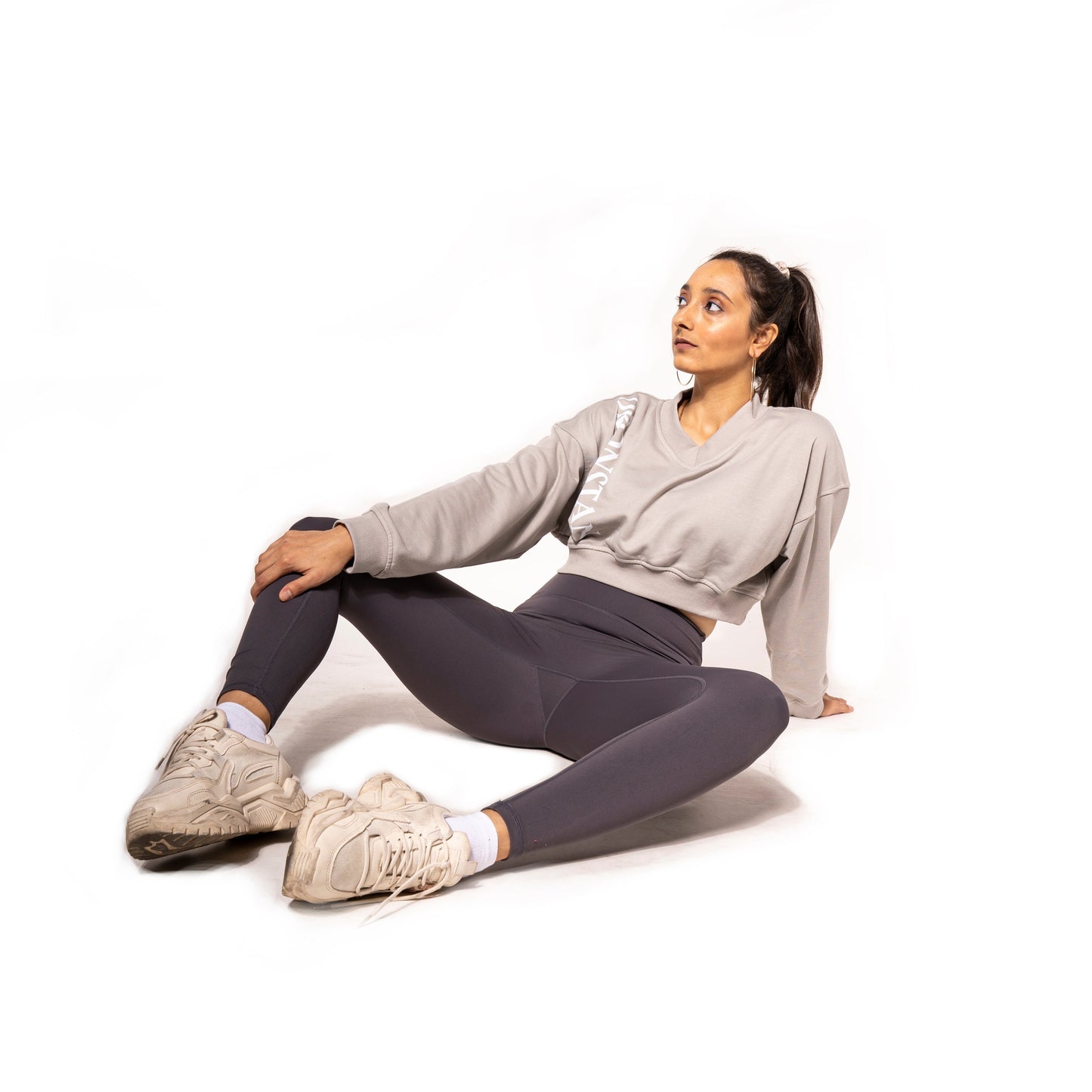 SOFT SKIN SUPER STRETCH PERFORMANCE TIGHTS IN GREY