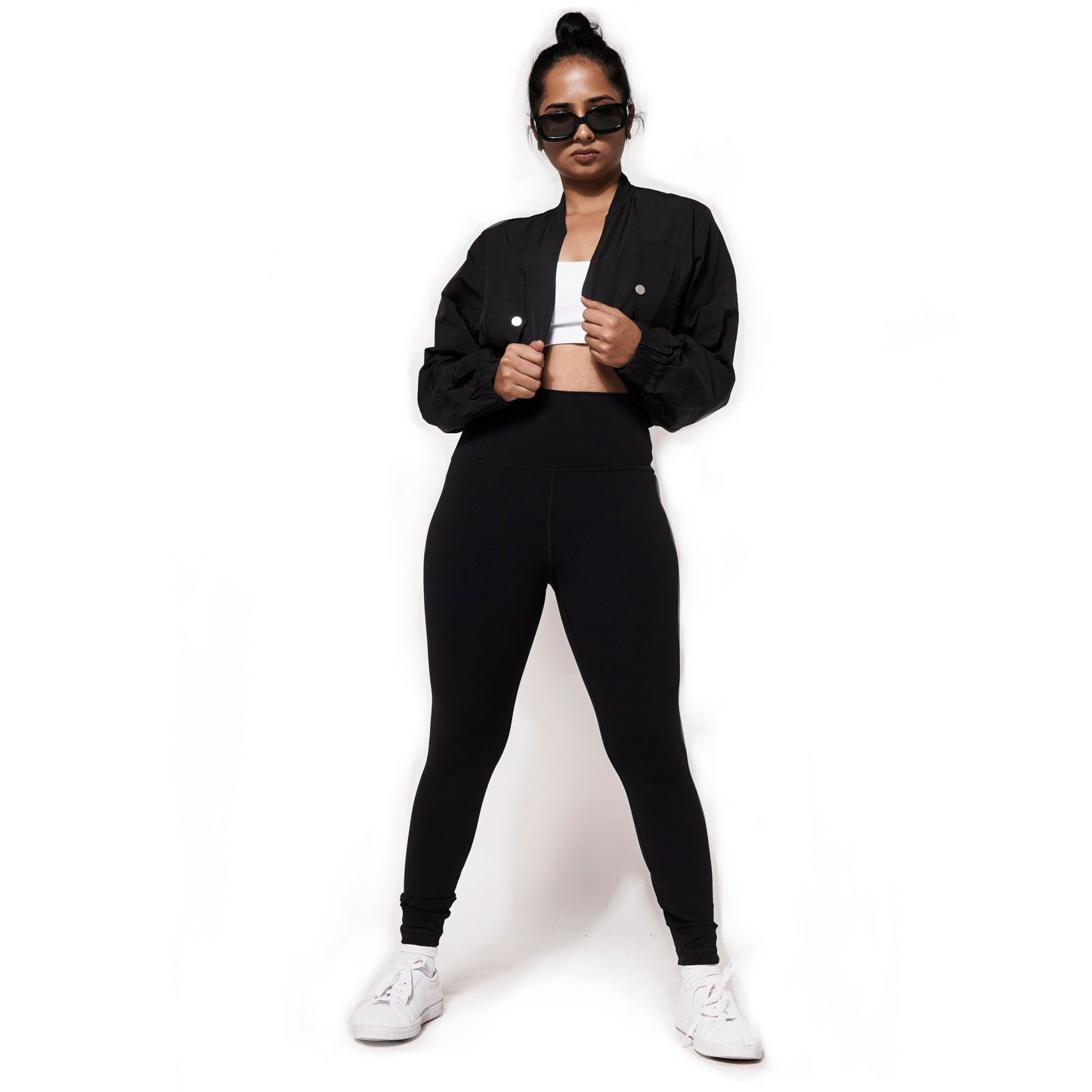 BOSS LADY WAIST LINE JACKET IN BLACK