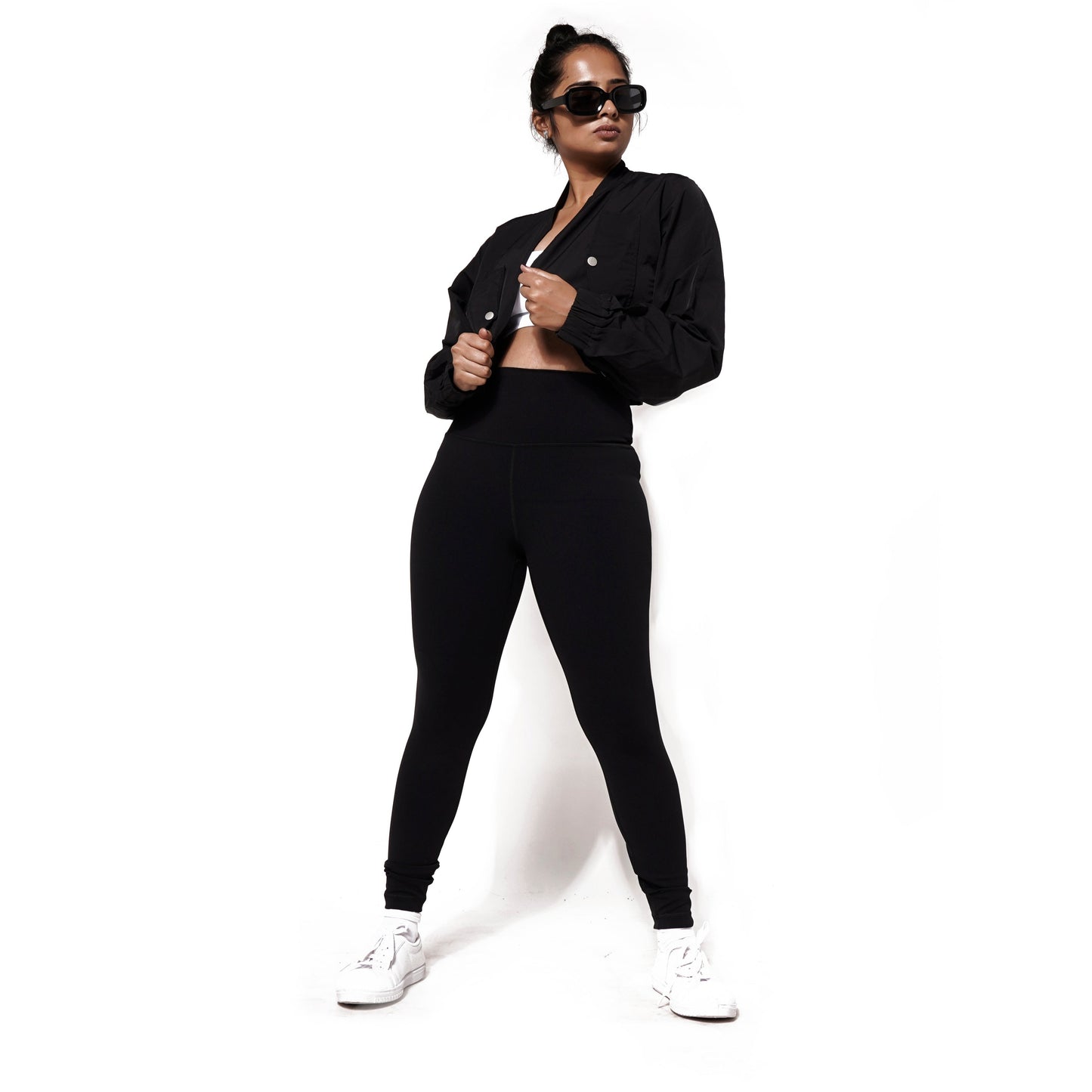 BOSS LADY WAIST LINE JACKET IN BLACK