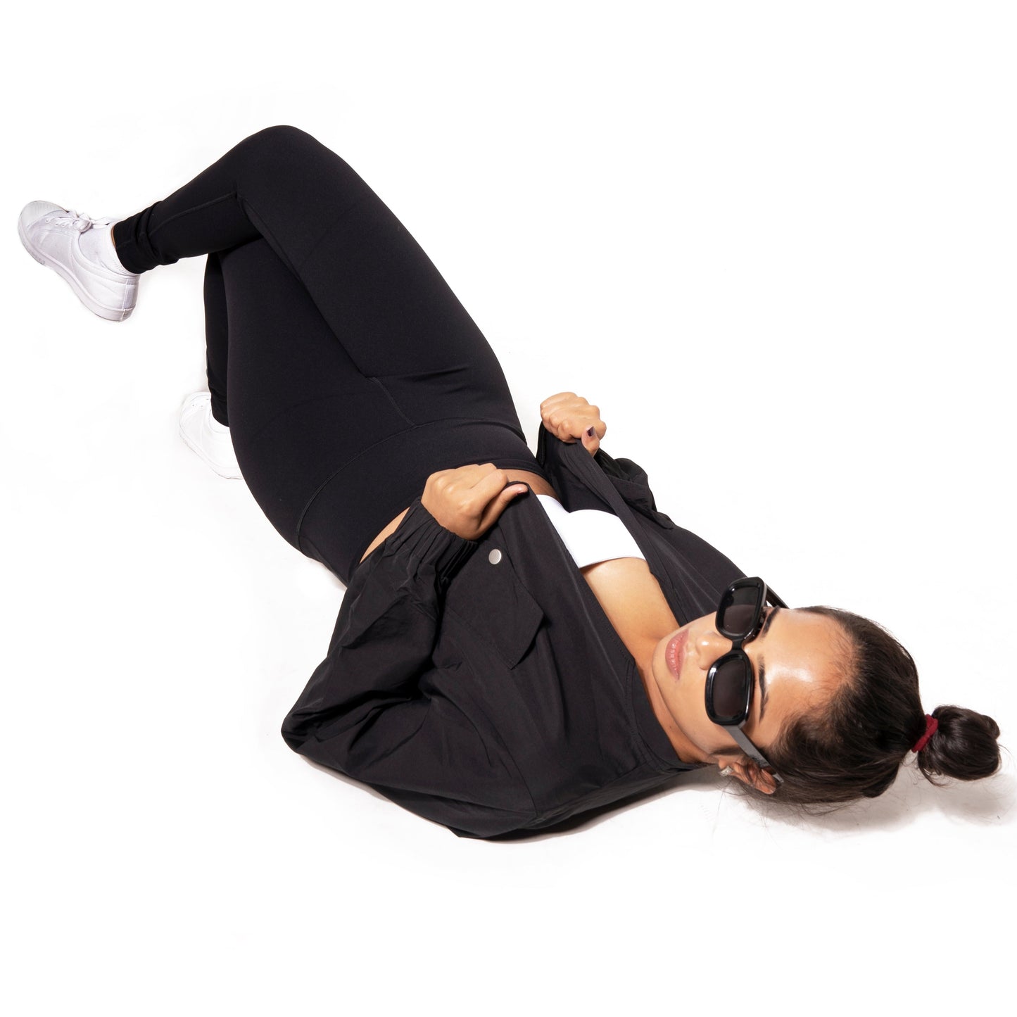 BOSS LADY WAIST LINE JACKET IN BLACK