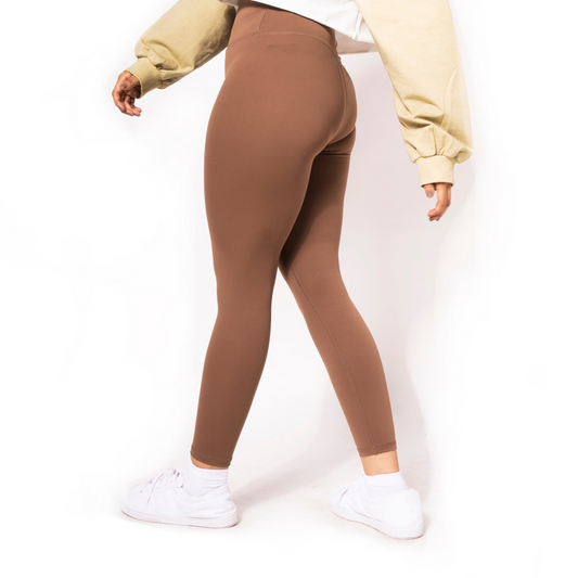 SOFT SKIN SUPER STRETCH PERFORMANCE TIGHTS IN KHAKI