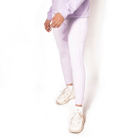 SOFT SKIN SUPER STRETCH PERFORMANCE TIGHTS IN LAVENDER